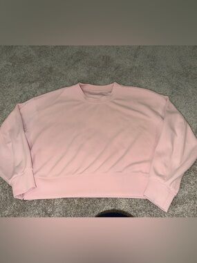 lululemon athletica Pink Crewneck Sweatshirt soft Stream